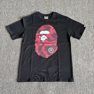 BAPE Color Camo Big Ape Head Tee Black/Red – Size Small